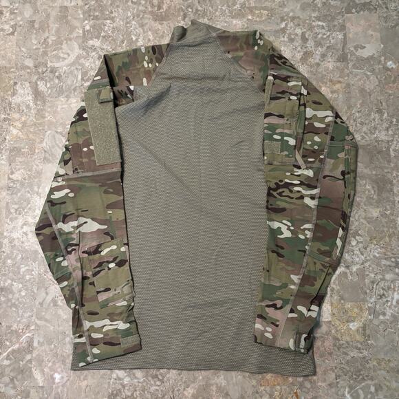 Massif Army Combat Shirt Mens Medium Flame Resistant FR OCP Multicam Padded - Picture 8 of 9